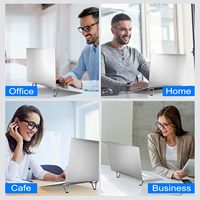 Support de clavier portable en alliage de zinc, mini, invisible, ergonomique, pour ordinateur portable de 10 à 15,6 pouces, avec fonction de refroidissement