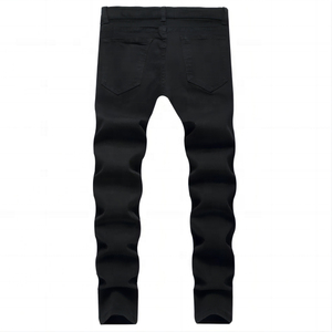 Jeans en denim pour homme 100% coton, écologiques, vintage, légers, coupe confortable pour l'été/le printemps, à porter au quotidien, imprimés - Product Image 3