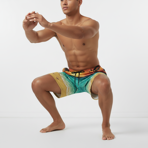 Shorts de Playa Elásticos en 4 Direcciones, Shorts de Surf de Secado Rápido para Hombre, Shorts de Surf Personalizados al por Mayor - Product Image 2