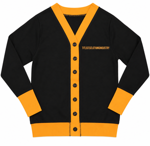 Ajoutez votre logo personnalisé de haute qualité pour les écoles / les collèges / les universités, cardigans tricotés personnalisés - Product Image 1