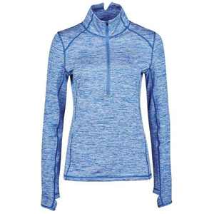 Chemise d'équitation pour femme à manches longues avec fermeture éclair, tissu respirant anti-UV, logo personnalisé, couche de base pour l'équitation - Product Image 1