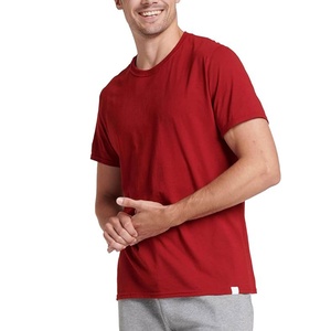 Camiseta Casual Personalizada para Hombre, de Manga Corta, Cuello Redondo, Transpirable, de Secado Rápido, 100% Algodón Jersey, Lisa, para Uso Casual - Product Image 1
