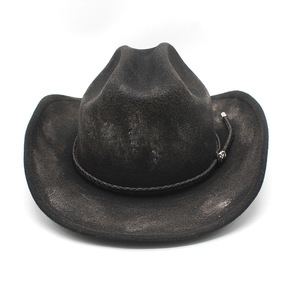 Nouvelle Collection Printemps-Automne 2024 – Chapeau de Cowboy Rétro Vintage pour Homme, Couleur Délavée – Idéal pour Fêtes, Loisirs, Activités de Plein Air et Voyages - Product Image 5