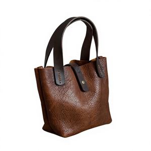 Bolso de Mano de Cuero Genuino para Mujer de Alta Calidad, con Dos Asas, Cierre de Cremallera, Gran Capacidad, Correa para el Hombro, Buena Calidad - Product Image 3