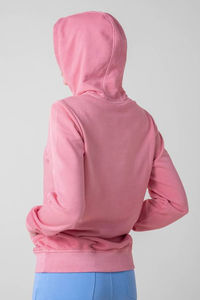 Sudadera con Capucha Rosa Oversize de Invierno para Mujer, con Hombros Caídos, Ajuste Relajado, Estilo Urbano, Bordada, Antiarrugas y Transpirable, Servicio OEM - Product Image 3