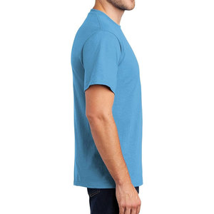 Bon fabricant de t-shirts personnalisés, t-shirt en jersey 100% coton biologique respirant, impression sur t-shirt pour hommes, femmes, unisexe, garçons, filles - Product Image 1
