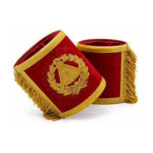 Manchettes maçonniques personnalisées avec des détails élégants, tissu doux et finition de qualité pour chemises formelles, vestes et accessoires vestimentaires - Product Image 1