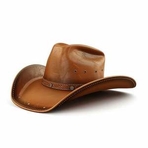 Gorra de Cuero Resistente Diseñada para Soportar Condiciones Exteriores y Brindar Protección a la Cabeza con Estilo - Product Image 1