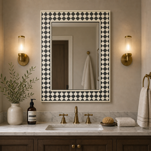 Luxury Large Antique Decorative <b>Wall</b> <b>Mirror</b> | Vintage French Style Living Room Decor | Premium Handcrafted Home Accent <b>Mirror</b> - Product Image 4