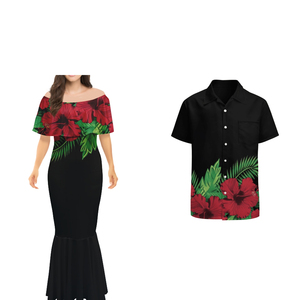 Diseño Popular, Nuevas Llegadas, Ropa de Pareja, 2 Piezas, Camisas Estampadas de Manga Larga, Vestido Elegante Informal - Product Image 2