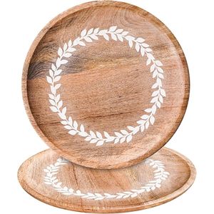 Assiettes et plats en bois de qualité supérieure pour la restauration et le service, finition lisse, vaisselle en bois naturel haut de gamme - Product Image 6
