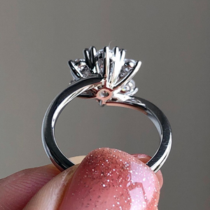 Hot Selling Iced Jewelz 4Carat Round Cut <b>Ring</b> 14K yellow Gold Gold Plated for her IGI - Product Image 5
