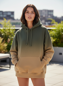 High Quality Custom Sun Faded Hoodie 500GSM French Terry Heavyweight Oversized Vintage Distressed Acid Wash Blank <b>Pullover</b> <b>Men</b> - Product Image 2