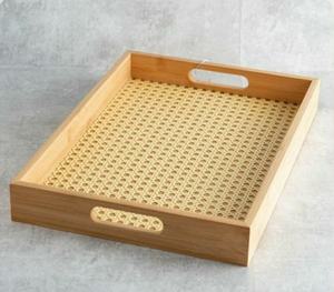 Bandeja Decorativa de Madera Grabada de Lujo con Acabado Pulido de 1 cm de Grosor, Apta para Lavavajillas, para Mesa de Centro, Cestas de Regalo, Utensilios para Bebidas - Product Image 5