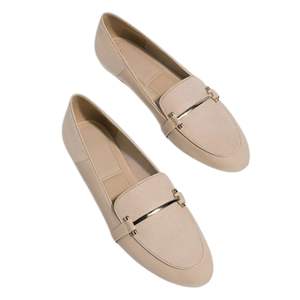 Chaussures plates modernes pour femmes en cuir de qualité supérieure, bout rond, style Derby, vente en gros, MOQ 100 - Product Image 6