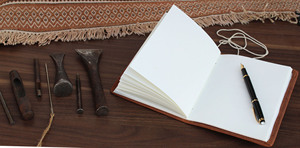 <b>Custom</b> Update Personalized Notebook <b>Diary</b> Memory Record Album Printed Kelim Rugs Journal Handmade Art Acid Free - Product Image 4