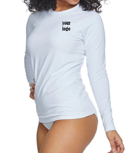 T-shirt de compression à manches longues de qualité supérieure, unisexe, séchage rapide, UPF50+, 220g Spandex/Polyester, pour la gym, l'entraînement et la course à pied - Product Image 5