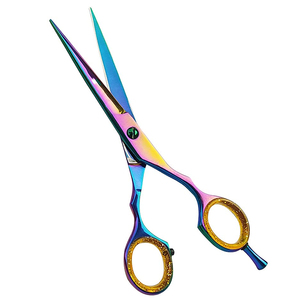 Ciseaux de coiffeur en acier inoxydable, légers, durables, personnalisables, multicolores, avec votre propre logo, meilleur fournisseur - Product Image 1