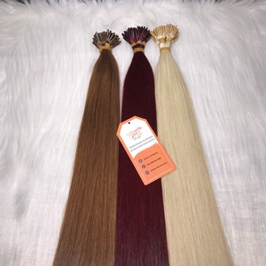 Prix de gros Kératine I Tip Extensions de cheveux humains droits Grand stock Cheveux de matière première - Product Image 4