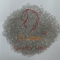 Granulés recyclés PET transparents 2Lians, qualité de moulage par injection naturelle