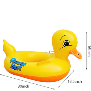 Flotador Inflable de Pato para Piscina, para Niños y Adultos – Diseño de Pato Amarillo Adorable y PVC Resistente para Playa, Piscina y Diversión de Verano - Product Image 2
