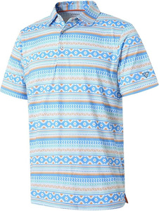 Polo à manches courtes pour homme, imprimé numérique motif palmier, vêtement décontracté, respirant, en polyester tissé, coupe classique - Product Image 3