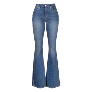 กางเกงยีนส์เดนิมผู้หญิงขายส่ง ปรับแต่งได้ตามต้องการ ทรงหลวม สไตล์แบ็กกี้ ปักลายและสีตามสั่ง - Product Image 3