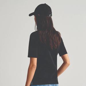 Polos de algodón de alta calidad de 180g, lisos, de manga corta, con estampado sólido, para mujer, para verano, para actividades al aire libre, en venta. - Product Image 5