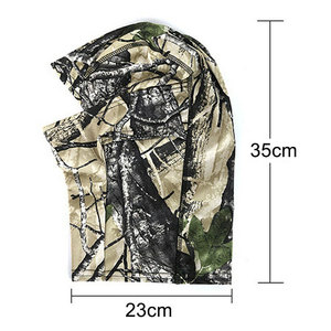 Masque intégral tactique camouflage, balaclava respirant, coupe-vent, équipement de protection extérieur pour le cyclisme - Product Image 4