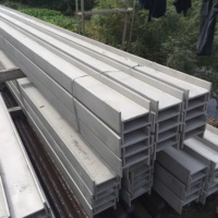 Viga de Acero de Alta Resistencia 4340, Tamaño 140x80mm-300x126mm, Estándar ASTM, Viga Estructural de Soporte de Carga para Maquinaria Pesada