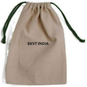 Custom Eco-Friendly 100% Organic Muslin Cotton Medium White Calico Cloth Canvas Drawstring Bag Fashion Promotional Logo Printed - Product Image 5