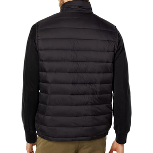 Gilet matelassé personnalisé décontracté grande taille pour la chasse hivernale, gilet matelassé léger de haute qualité imperméable pour homme, service OEM - Product Image 2