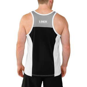 Custom Logo Men's <b>White</b> <b>Tank</b> <b>Top</b> 'Don't Pause You Are There' Print Breathable Eco-Friendly Quick Dry O-Neck Casual - Product Image 4