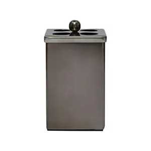 <b>Wall</b> Mounted Stainless Steel <b>Toothbrush</b> <b>Holder</b> With Cylindrical Cup And Circular Cutouts Modern Bathroom Organizer <b>For</b> Dental - Product Image 2