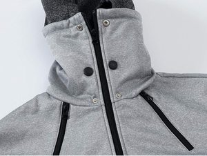 Sweat à capuche oversize pour homme avec logo personnalisé, style streetwear, en molleton épais, chaud pour l'hiver - Product Image 6