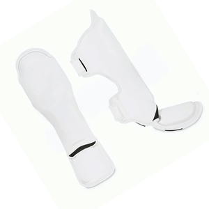 Espinilleras de Cuero Personalizadas de Alta Calidad, Ligeras, Protección Profesional, Suaves, para Muay Thai, Boxeo, MMA, Protectores de Codo y Rodilla - Product Image 2