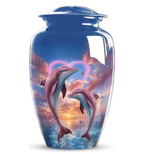 Urna Conmemorativa para Cremación de Adultos con Hermosa Imagen de Perro, 200 Pulgadas Cúbicas, Ecológica, Personalizable, Estilo Europeo/Americano - Product Image 4