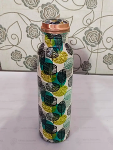 Botella de Agua de Cobre al por Mayor con Juego de 2 Vasos de Regalo |   Juego de Vasos de Cobre Impresos - Product Image 6