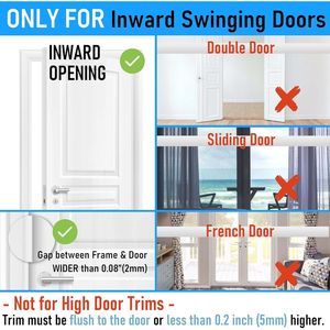 Set di 3 Chiusure di Sicurezza per Porte, Protezione Bambini, Alta Sicurezza per Casa e Finestre - Product Image 2