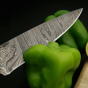 Elegant Damascus Steel Kitchen Knife Set Modern Premium Design Professional Cooking Knives Durable Construction Kitchen <b>Tool</b> Set - Product Image 2