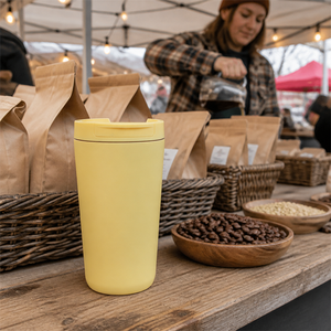 Portable Insulated Stainless Steel Coffee <b>Mug</b> 380ml Leakproof BPA Free Tumbler Lid Travel Car Outdoor - Product Image 2