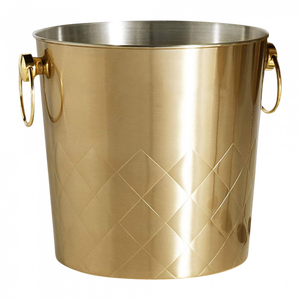 Nueva Colección de Cubetas de Hielo Grandes de Metal Color Champán, Proveedor Mayorista, Enfriador de Vino de Acero Inoxidable Personalizado, Elegante, Color Oro Rosa - Product Image 3