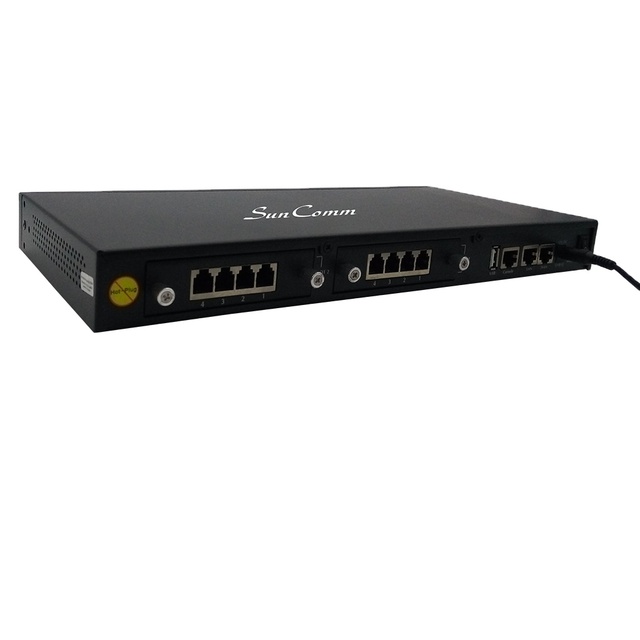 SunComm GSM IP PBX Phone System with HD Voice Codec G.722 and USB/3G Connectivity