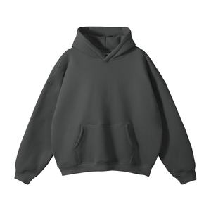 100% coton vierge épais polaire poids lourd surdimensionné impression personnalisée Logo hommes sweats à capuche et sweats 2026 - Product Image 1