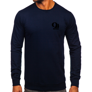 เสื้อสเวตเชิ้ตผู้ชายแบบสั่งทำพิเศษพร้อมโลโก้ด้านหน้า ผ้าฝ้าย/โพลีเอสเตอร์ขนแกะ เป็นมิตรกับสิ่งแวดล้อม ระบายอากาศได้ดี แห้งเร็ว - Product Image 1