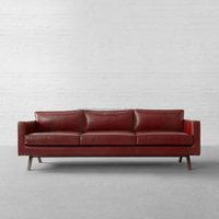 Berry Red Chesterfield Leder Wohnzimmer Mehrsitzer Sofa Holzsofa & Erschwing liche Bar Sofa Wohnzimmer Tages bett Wohn möbel