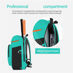 Vente en ligne d'accessoires pour jeunes, sacs de tennis en polyester, sacs de tennis en gros, sacs de tennis en grande quantité - Product Image 3