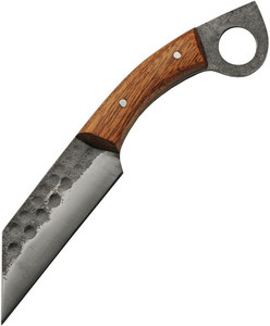 Anillo Vikingo Hecho a Mano, Cuchillo Seax Nórdico Coleccionable, Hoja de Cuchillo Seax de Acero con Alto Contenido de Carbono, Mango de Cuero, Grado Industrial - Product Image 3