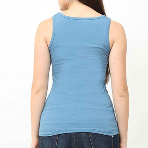 Camiseta sin mangas para mujer con logotipo personalizado al por mayor, chaleco sin mangas de marca privada, camiseta sin mangas para mujer bordada personalizada directamente de fábrica OEM - Product Image 4
