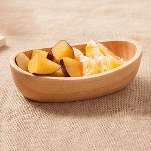 Tazón Ovalado de Madera Pulida Hecho a Mano para Servir, Decorativo para Bodas, Ensaladas, Frutas, Uso Doméstico y en Restaurantes - Product Image 6